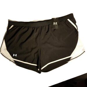 Under Armour Shorts  women's  Plus size 3XL  Fly By 2.0  Black  Lightweight  NWT